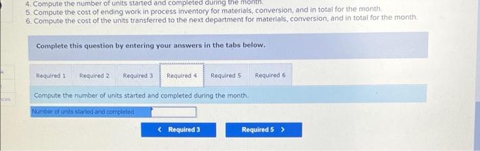 S Jarvene Corporation Uses The Fifo Method In Its Process Costing System The Following Data Are For The Most Recent Mon 5