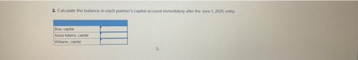 Problem 11 6a Partnership Entries Profit Allocation Admission Of A Partner Lo2 3 4 On June 1 2020 Jill Bow And Ais 4