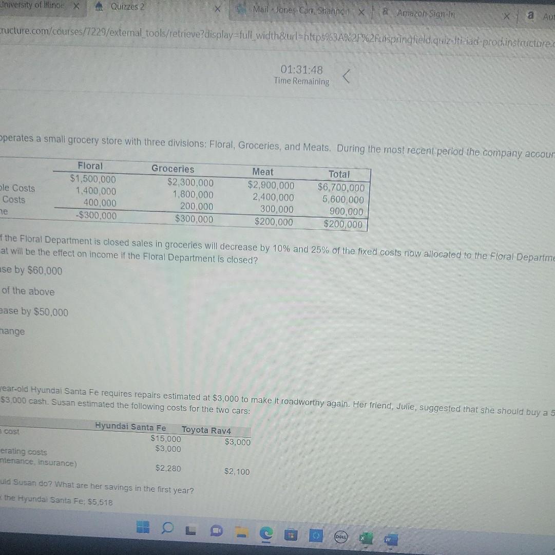 Iniversity Of Illinois X Ble Costs Costs He Quizzes 2 Ructure Com Courses 7229 External Tools Retrieve Display Full Widt 1