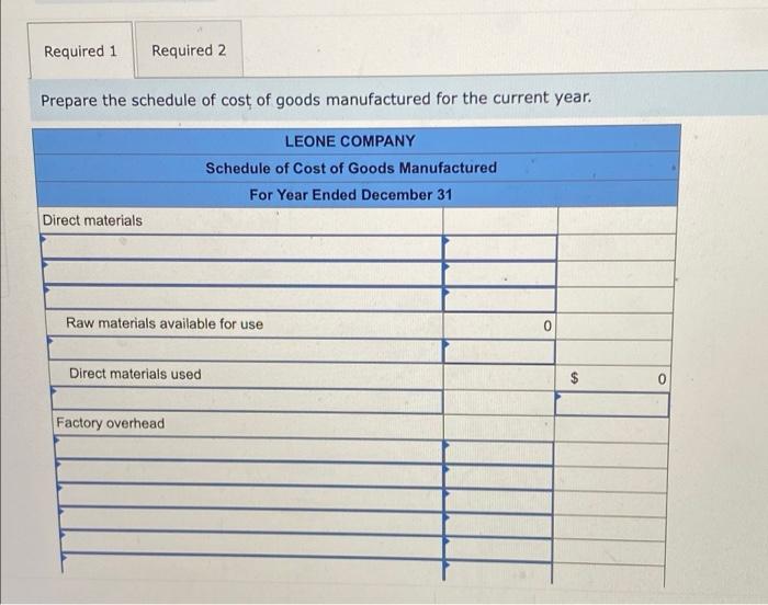 Required Information The Following Information Applies To The Questions Displayed Below The Following Year End Inform 2