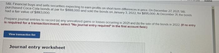 S L Financial Buys And Sells Securities Expecting To Earn Profits On Short Term Differences In Price On December 27 20 1