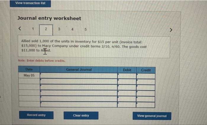 Required Information Use The Following Information For The Exercises Below The Following Information Applies To The Qu 5