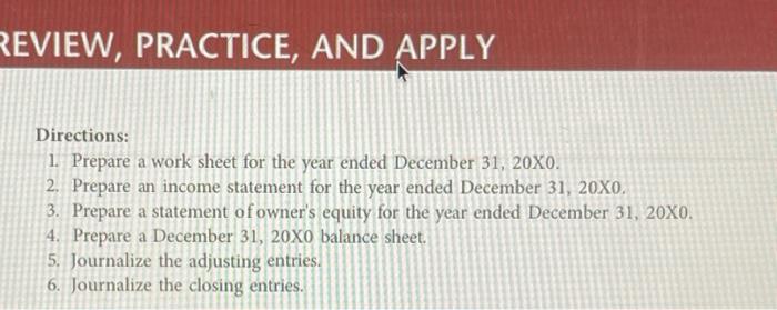 Problem 5 5b Objective To Complete A Work Sheet And The Work Of The Accounting Cycle Account Balances Of Shields Enterp 3