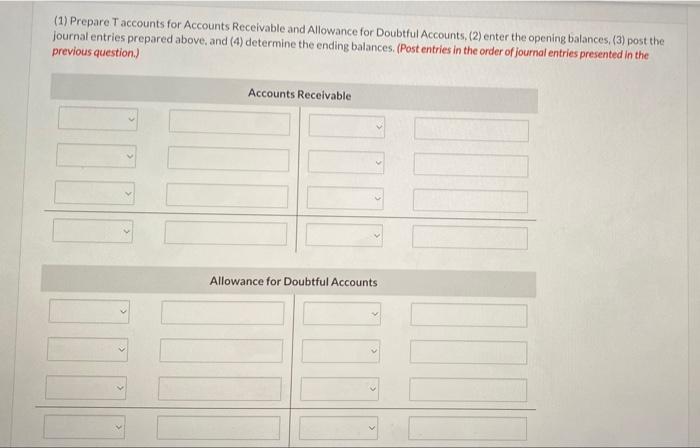 At The Beginning Of The Current Period Golden Enterprises Ltd Had Balances In Accounts Receivable Of 2 107 000 And In 2