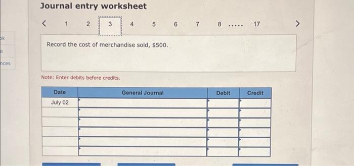 Prepare Journal Entries To Record The Following Merchandising Transactions Of Cabela S Which Uses The Perpetual Invento 4