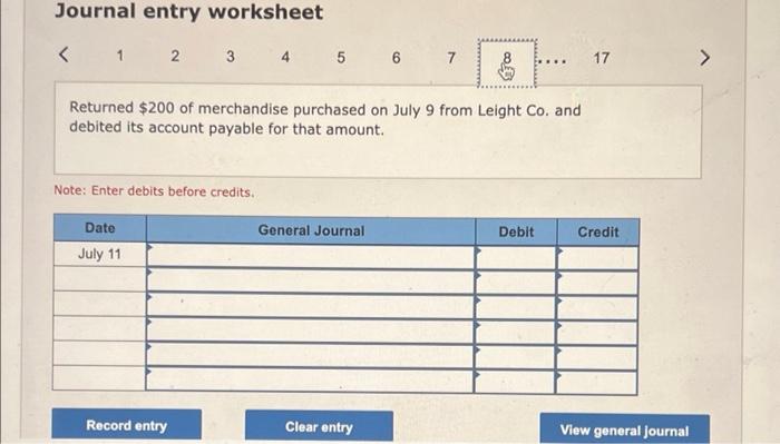 Prepare Journal Entries To Record The Following Merchandising Transactions Of Cabela S Which Uses The Perpetual Invento 9