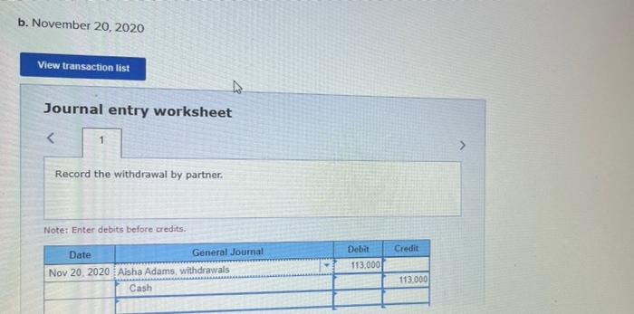 Problem 11 6a Partnership Entries Profit Allocation Admission Of A Partner Lo2 3 4 On June 1 2020 Jill Bow And Ais 3