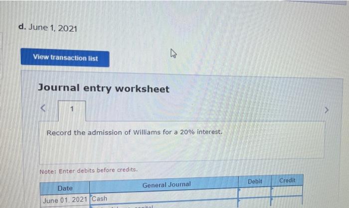 Problem 11 6a Partnership Entries Profit Allocation Admission Of A Partner Lo2 3 4 On June 1 2020 Jill Bow And Ais 5