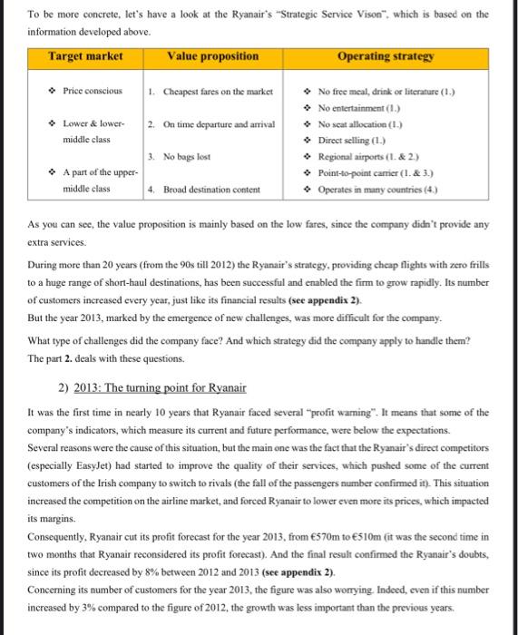 I Learning Objectives Of The Case Study The Aim Of This Paper Is To Analyse The Way Ryanair Evolved Over Time To Remain 4