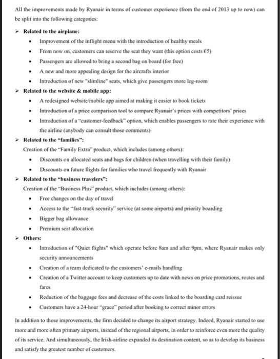 I Learning Objectives Of The Case Study The Aim Of This Paper Is To Analyse The Way Ryanair Evolved Over Time To Remain 6