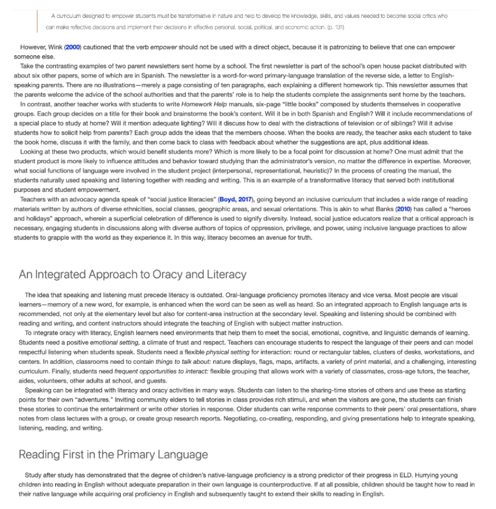 What Are The Foundations Of Literacy For Our Students Who Are Learning English Discussion Writing And The English Lear 55