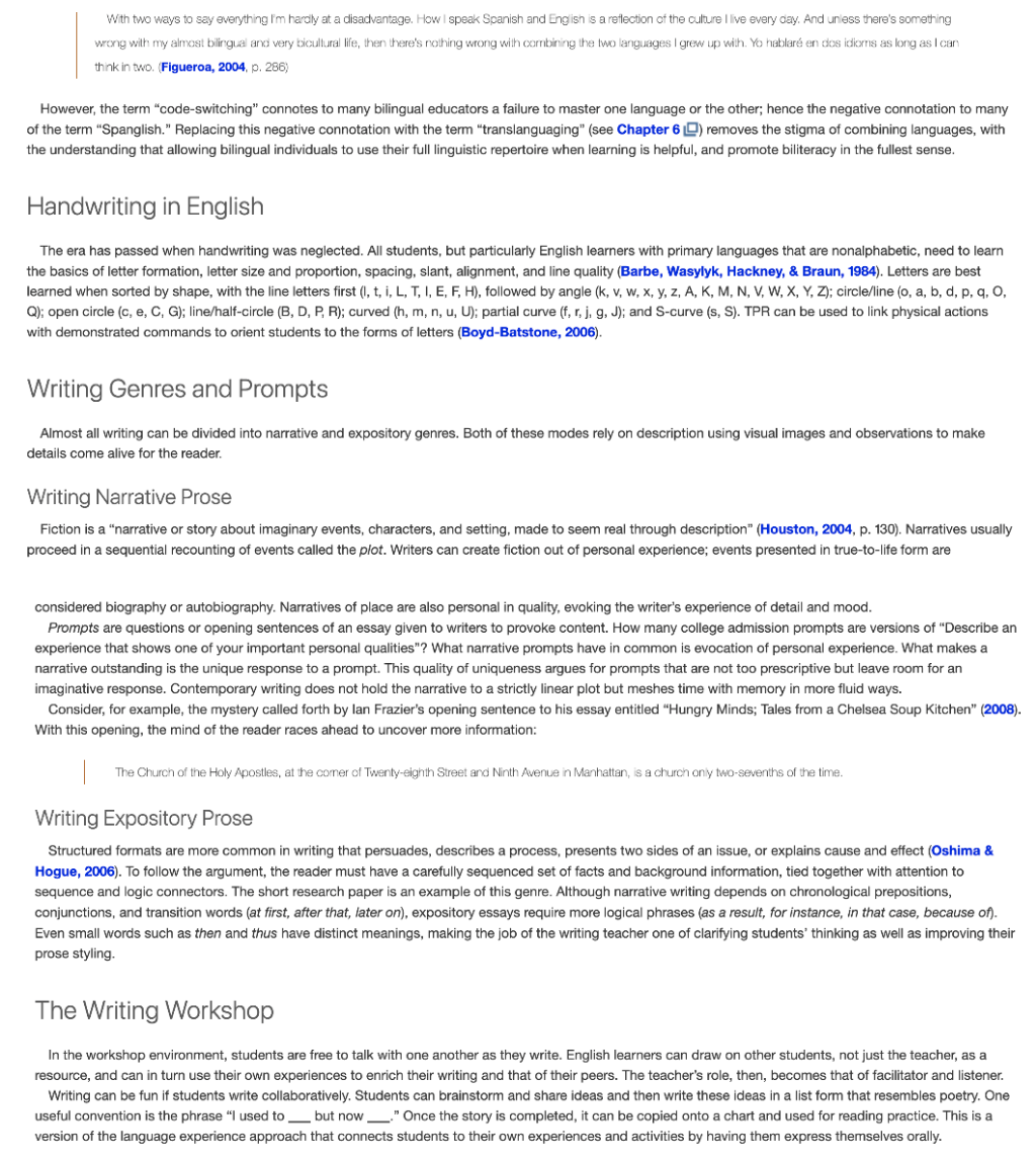 What Are The Foundations Of Literacy For Our Students Who Are Learning English Discussion Writing And The English Lear 73