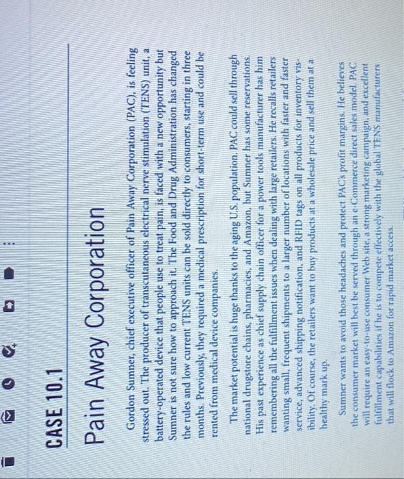 C Case 10 1 Pain Away Corporation Gordon Sumner Chief Executive Officer Of Pain Away Corporation Pac Is Feeling St 1