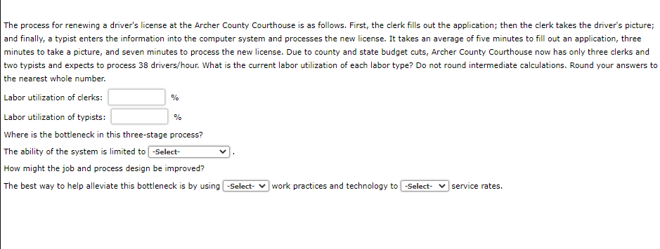 The Process For Renewing A Driver S License At The Archer County Courthouse Is As Follows First The Clerk Fills Out Th 1