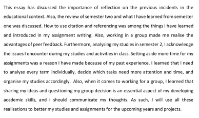 Introduction One Technique Of Evaluation Is The Reflective Record Which Allows Students To Record Their Reflections On 7