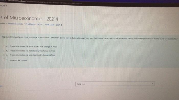 Moodle Ples Of Microeconomics 20214 Y Courses Microeconomics Final Exam 2021 4 Final Exam 2021 4 Firms Are Always Co 2