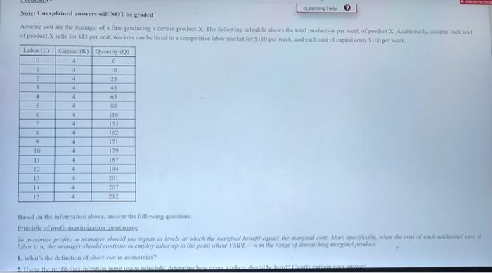 Problem V Note Unexplained Answers Will Not Be Graded An Economist Has Estimated The Demand Equation Of A Certain Produ 3