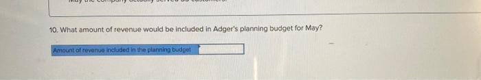 6 Required Information The Following Information Applies To The Questions Displayed Below Adger Corporation Is A Servi 5