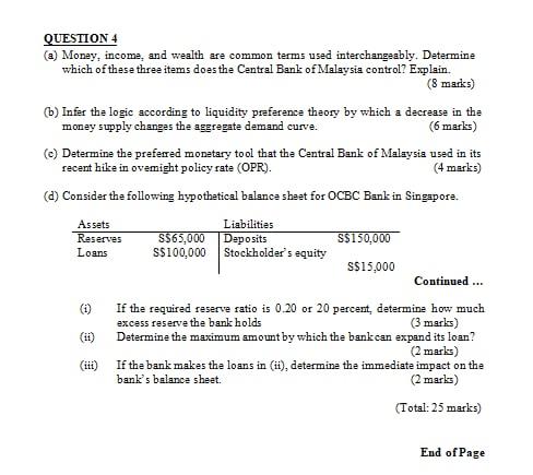Helppp I Need This Asap T T A Money Income And Wealth Are Common Terms Used Interchangeably Determine Which Of These 1