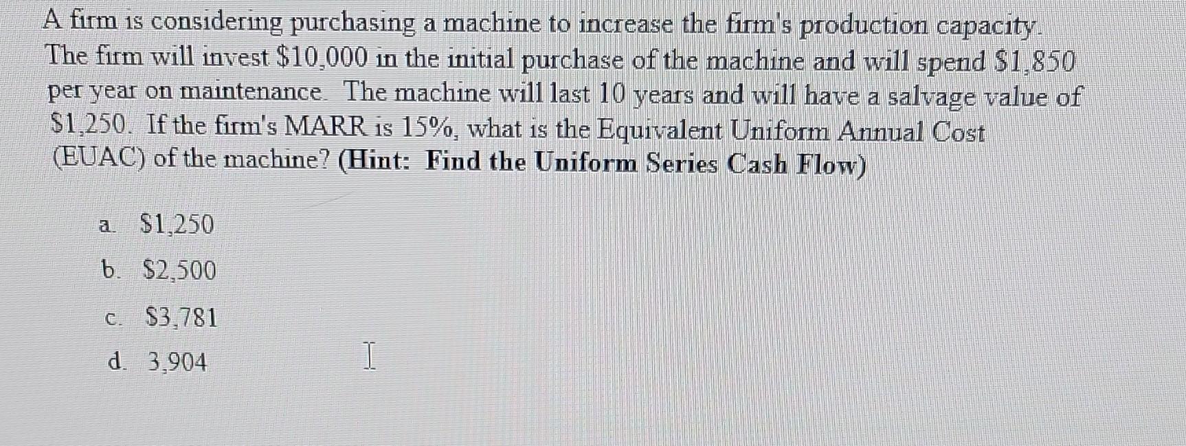 I Need Help Solving This Problem In Excel My Answer Is Not Coming Out The Way I Expect It To Come Out I Am Trying To F 1