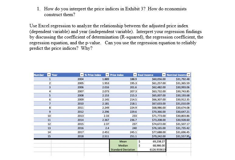 Answer Question 4 Based On The Answers To Questions 1 3 1