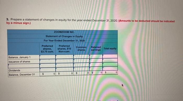 Sw Company Provides The Equity Liability Information Below For Analysis Sw Company Had Net Income Of 424300 In 2020 6