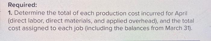 Marcelino Co S March 31 Inventory Of Raw Materials Is 82 000 Raw Materials Purchases In April Are 500 000 And Facto 3