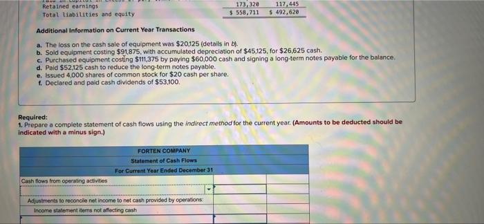 Question 11 5 3 Final Exam Problems In Connect Connect Problems In Connect Required Information The Following Infor 3