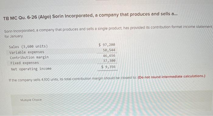 Tb Mc Qu 6 26 Algo Sorin Incorporated A Company That Produces And Sells A Sorin Incorporated A Company That Prod 1