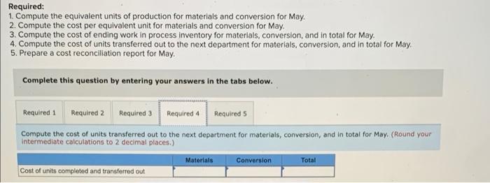 Builder Products Incorporated Uses The Weighted Average Method In Its Process Costing System It Manufactures A Caulki 5