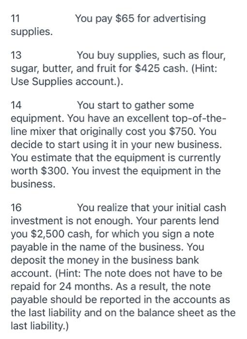 The Process Of Recording Transactions After Researching The Different Forms Of Business Organization You Decide To Open 3