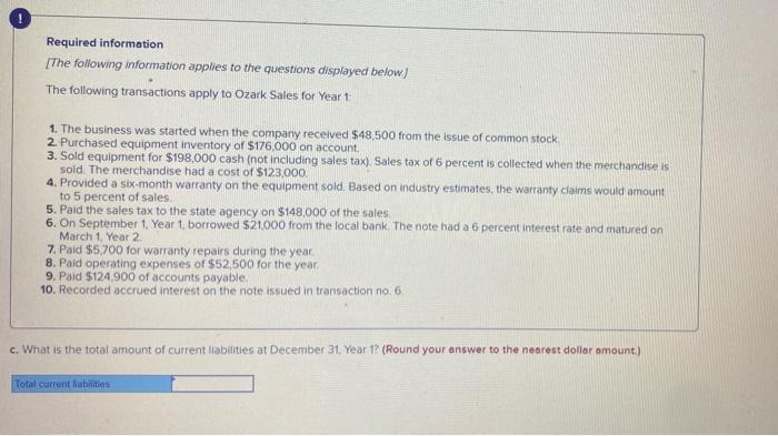 Required Information The Following Information Applies To The Questions Displayed Below The Following Transactions App 7