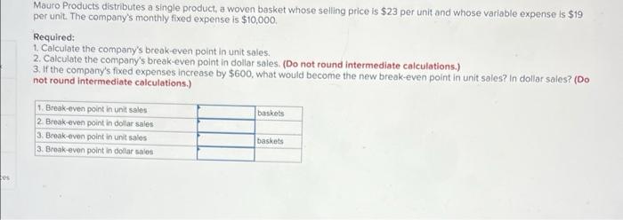 36 Bints Ebook Hint Print References Exercise 6 1 Algo The Effect Of Changes In Sales Volume On Net Operating Income 7