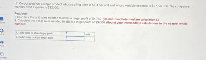 36 Bints Ebook Hint Print References Exercise 6 1 Algo The Effect Of Changes In Sales Volume On Net Operating Income 8