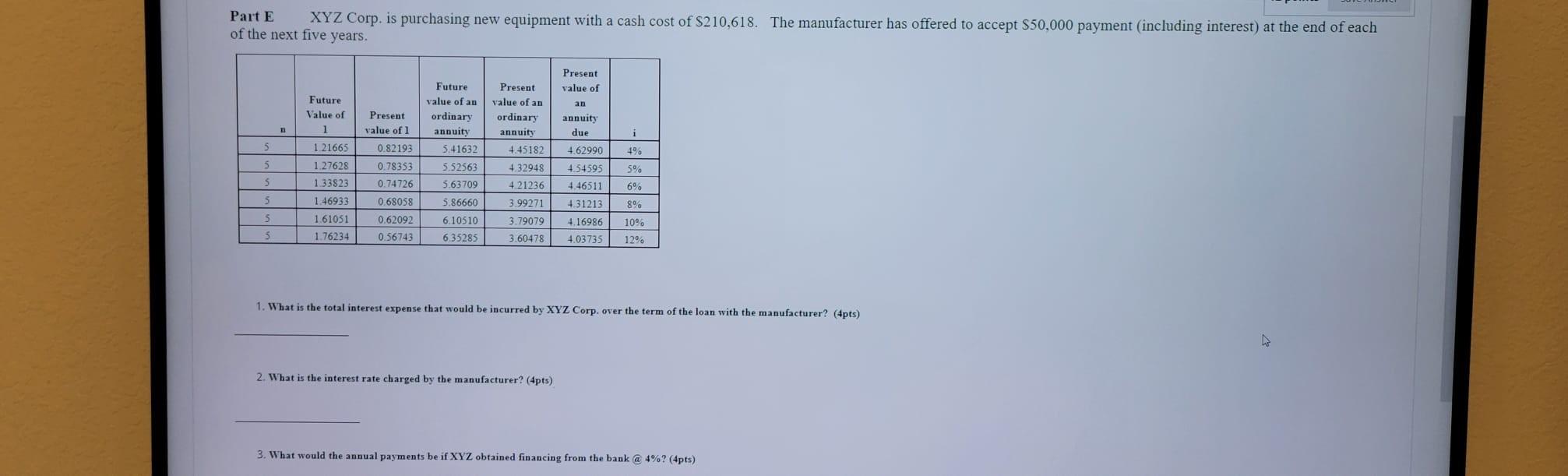 Part G On January 1 2021 Company A Issued Five Year Bonds With A Face Value Of 600 000 And A Stated Interest Rate Of 6 3