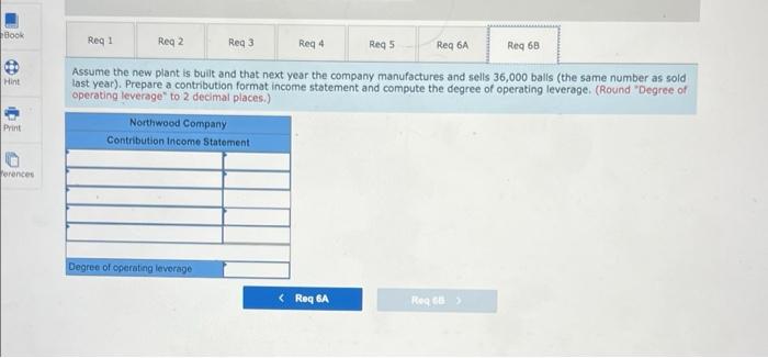 1 36 Points Book Hot Print Problem 6 20 Algo Cvp Applications Break Even Analysis Cost Structure Target Sales Lo6 8