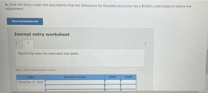 At The End Of Each Year Dutch Supply Co Uses The Simplified Balance Sheet Approach E Percentage Of Accounts Receiv 3