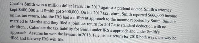 Charles Smith Won A Million Dollar Lawsuit In 2017 Against A Pretend Doctor Smith S Attorney Kept 400 000 And Smith Go 2