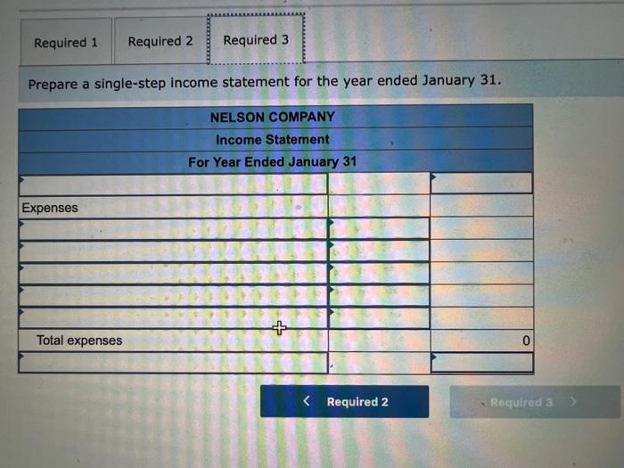 Ine Following Unadjusted Trial Balance Is Prepared At Fiscal Year End For Nelson Company Nelson Company Uses A Perpetua 4