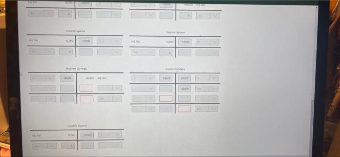 Activity 3 C Post To The Ledger T Accounts Have Been Opened Using The Balances From The Adjusted Trial Balance Post Th 3
