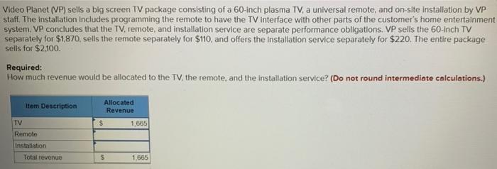 Video Planet Vp Sells A Big Screen Tv Package Consisting Of A 60 Inch Plasma Tv A Universal Remote And On Site Insta 1