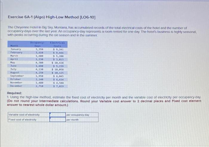 Exercise 6 7 Algo Target Profit Analysis Lo6 6 Lin Corporation Has A Single Product Whose Selling Price Is 135 Per 3