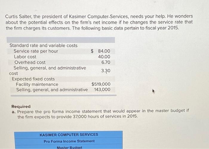 Curtis Salter The President Of Kasimer Computer Services Needs Your Help He Wonders About The Potential Effects On Th 1