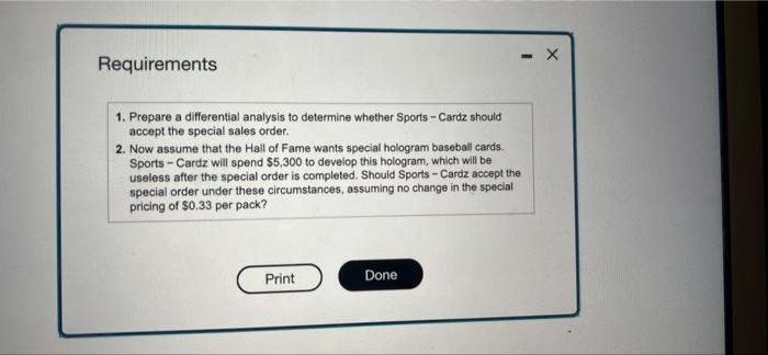 Suppose The Baseball Hall Of Fame In Cooperstown New York Has Approached Sports Cardz With A Special Order The Hall O 3