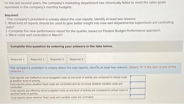 Several Years Ago Westmont Corporation Developed A Comprehensive Budgeting System For Planning And Control Purposes Wh 2