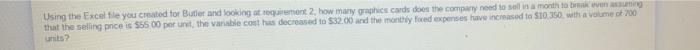 12 3 4 5 6 7 8 9 10 11 12 13 A Sales Price Per Unit Less Variable Cost Per Unit Contribution Margin Per Unit X Volume T 6