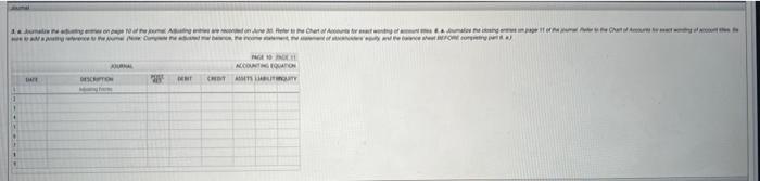 Instructions The Unadjusted Trial Balance Of Epicenter Laundry At June 30 20y6 The End Of The Fiscal Year Follows Ep 3