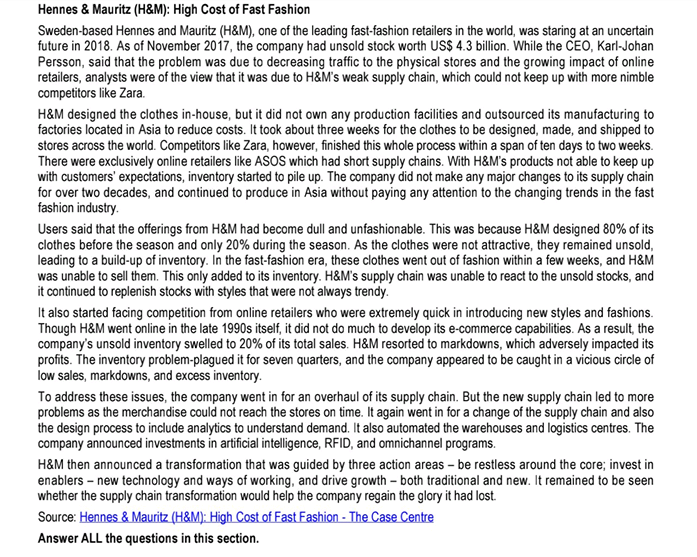 Hennes Mauritz H M High Cost Of Fast Fashion Sweden Based Hennes And Mauritz H M One Of The Leading Fast Fashion 1
