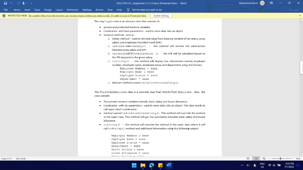 File Os Home Insert Draw Design Layout References Mailings Review View Help Protected View Be Careful Files From The Int 1