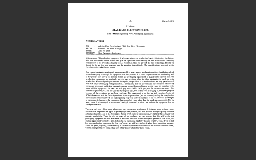You Are Still Andy Chin Prepare The Second Part Of The Report Due At 7 A M Tomorrow To The New Ceo Of Star River Elect 1